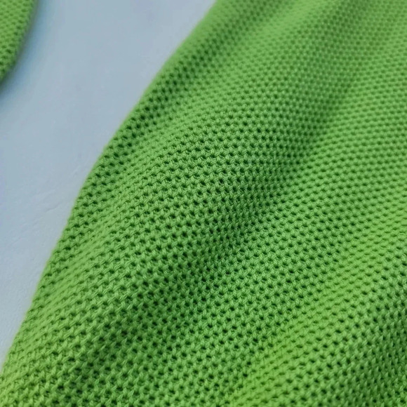 NWT Caribbean Joe Mens Size M Sweater Green 100% Cotton Pullover Crew Neck - Picture 3 of 8